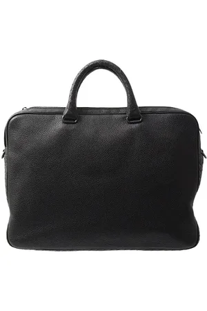 Bottega Veneta Pre-owned, Herre, Sort, ONE SIZE, Uld, Pre-owned Laeder hndtasker