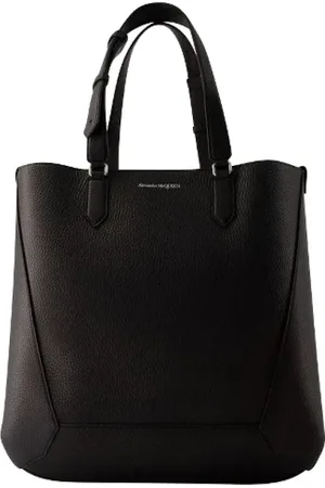Alexander McQueen Pre-owned, Herre, Sort, ONE SIZE, Laeder hndtasker