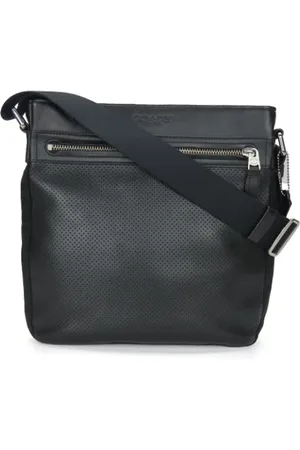 Coach Pre-owned, Herre, Sort, ONE SIZE, Uld, Pre-owned Canvas skuldertasker