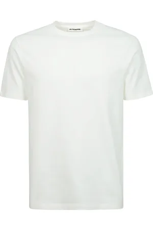 Jil Sander Top, Dame, Hvid, L, Bomuld, Hvid Bomuld T-shirt