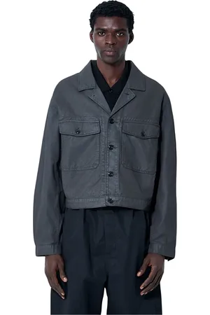 LEMAIRE Jakke, Herre, Grå, M, Denim, Denim Trucker Jakke