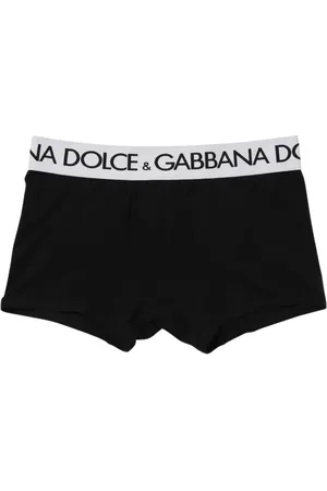 Dolce & Gabbana Undertøj, Herre, Sort, XL, Uld, Luksus Sorte Boxershorts