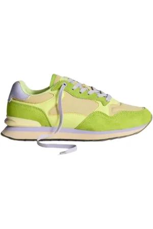 HOFF Sko, Dame, Grøn, 36 EU, Uld, Retrostil Farverige Sneakers