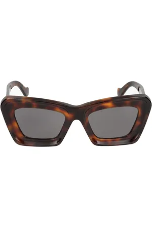 Loewe Tilbehør, unisex, Brun, 52 MM, Uld, Stilfulde solbriller Lw40145I