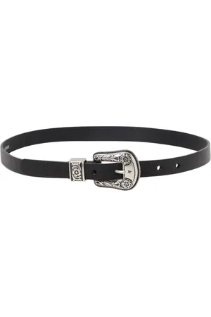 Golden Goose Tilbehør, Dame, Sort, 95 CM, Tyl, Sort Western Style Bælte