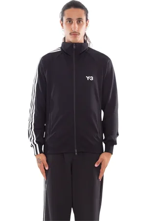 Y-3 Sport, Herre, Sort, L, Sort 3-Stripes Track Jacket