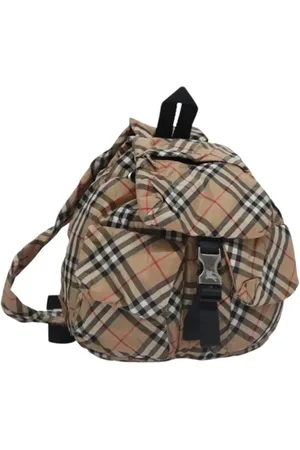Burberry Pre-owned, Dame, , ONE SIZE, Nylon, Pre-owned nylon rygsaekke