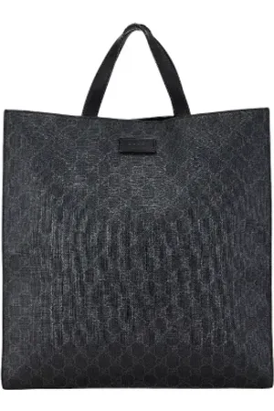 Gucci Pre-owned, Dame, Sort, ONE SIZE, Tyl, Pre-owned Canvas totes