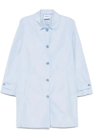 Aspesi Frakke, Dame, Blå, XS, Polyester, Klassisk Trenchcoat