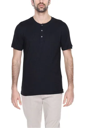 Liu Jo Top, Herre, Blå, XS, Bomuld, Sort Bomuld T-Shirt Forår/Sommer Kollektion