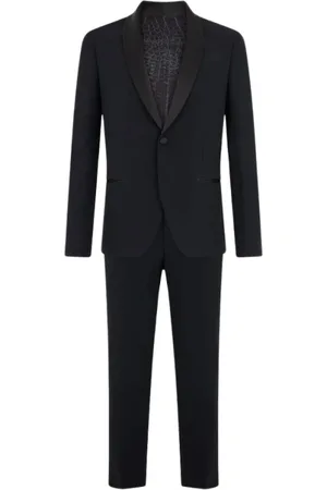 Roberto Cavalli Jakkesæt, Herre, Sort, XL, Enkeltknap Jakkesæt