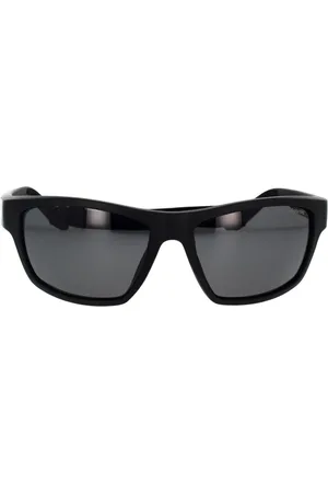 Polaroid Tilbehør, unisex, Sort, 60 MM, Sporty Wraparound Solbriller med Strop