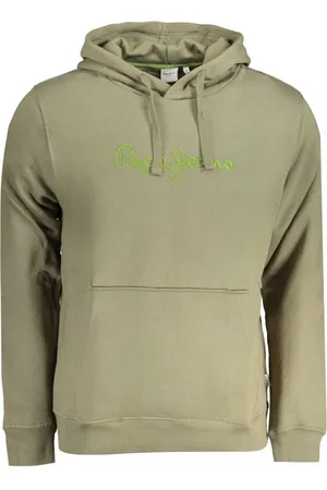 Pepe Jeans Sweathshirts & Hoodies, Herre, Grøn, 2XL, Bomuld, Tøj