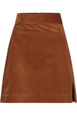 Fabienne Chapot Nederdel, Dame, Brun, XL, Vivian Skirt