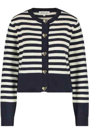 Fabienne Chapot Strik, Dame, Blå, S, Tyl, Stine Cardigan