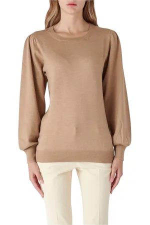 FAY Strik, Dame, , L, Uld, Langærmet rund hals top