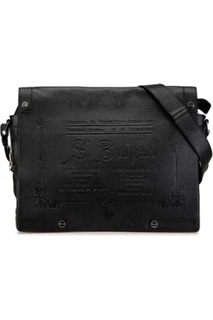 Bvlgari Pre-owned, Dame, Sort, ONE SIZE, Uld, Pre-owned Laeder crossbody-tasker