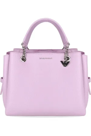 Emporio Armani Taske, Dame, Lyserød, ONE SIZE, Uld, Pæon Charme Håndtaske med Ørn