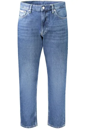 Calvin Klein Jeans, Herre, Blå, W33, Bomuld, Moderne Dad Jeans