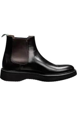 Green george Sko, Herre, Brun, 39 1/2 EU, Poleret Beatles Stil Model