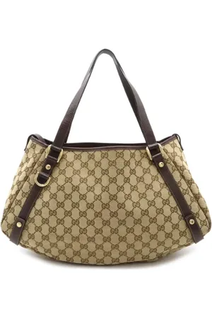 Gucci Pre-owned, Dame, , ONE SIZE, Tyl, Pre-owned Canvas gucci-tasker