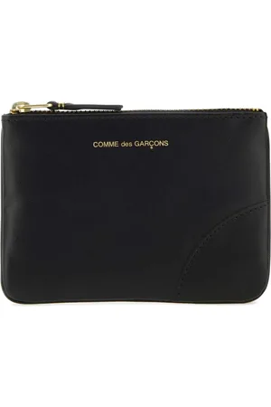 Comme des Garçons Tilbehør, Dame, Sort, ONE SIZE, Læder, Læder Møntpung Wallet