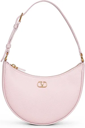 VALENTINO GARAVANI Taske, Dame, Lyserød, ONE SIZE, Læder, Rosa lædertaske med Vlogo-detalje