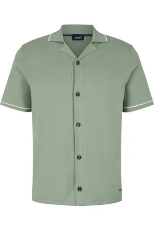JOOP! Top, Herre, Grøn, M, Bomuld, Stribet Polo Skjorte i Mintgrøn