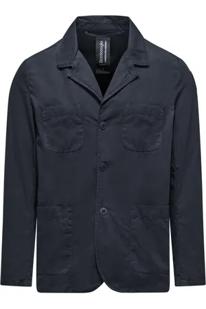 Bomboogie Jakke, Herre, Blå, 2XL, Bomuld, Bomuld Multi-lomme Jakke