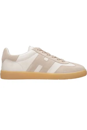 Hogan Sko, Dame, Flerfarvet, 38 1/2 EU, Læder, Læder Sneakers med Ruskind Detaljer