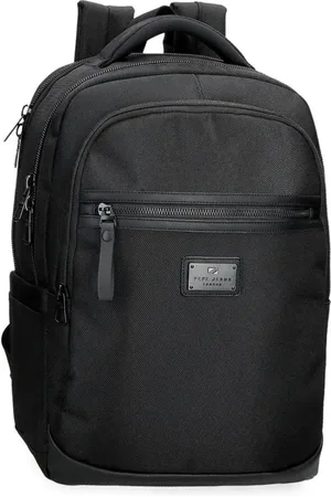Pepe Jeans Taske, Herre, Sort, ONE SIZE, Uld, Computer rygsæk med USB-port