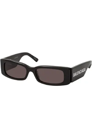 Balenciaga Tilbehør, unisex, Sort, 56 MM, Uld, Ikoniske solbriller i farve 001