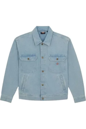 Dickies Jakke, Herre, Blå, XS, Denim, Vintage Blå Denim Jakke