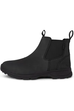Woden Sko, Herre, Sort, 45 EU, Læder, Svend Leather Waterproof