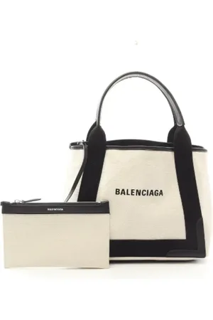 Balenciaga Pre-owned, Dame, , ONE SIZE, Uld, Pre-owned Canvas totes