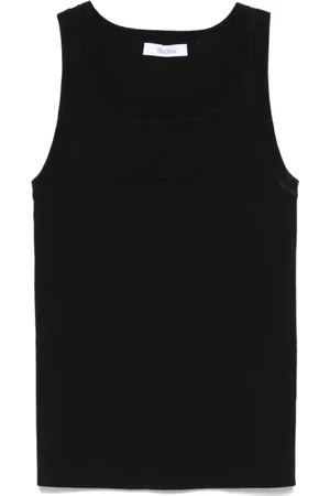 Max Mara Top, Dame, Sort, L, Uld, Elegant Topwear Pentola Ss25