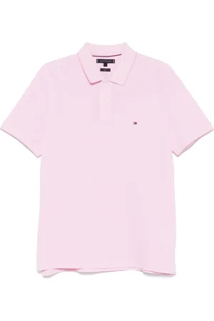 Tommy Hilfiger Top, Herre, Lyserød, L, Polo Shirt med korte ærmer