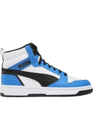 PUMA Sko, Herre, Flerfarvet, 39 EU, Uld, Retro-inspireret Rebound V6 Mid Sneaker