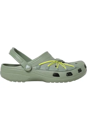 Crocs Sko, Herre, Grøn, 43 EU, Sage Træsko Sandaler til Mænd