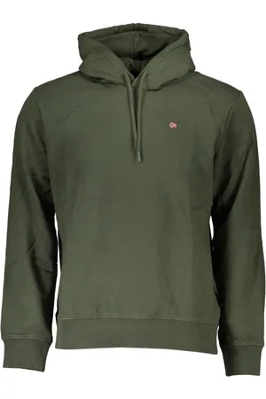 Napapijri Sweathshirts & Hoodies, Herre, Grøn, S, Bomuld, Grn Bomuld Httetrje til Mnd