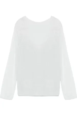 Paloma Wool Top, Dame, Hvid, L, Uld, Litam TOP - Stilfuld og Trendy