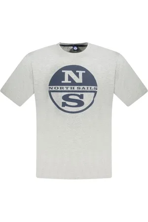 North Sails Top, Herre, Grå, L, Bomuld, Grå Bomulds T-Shirt | Stilfuldt Model
