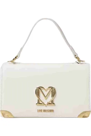 Moschino Taske, Dame, Hvid, ONE SIZE, Uld, Stilfuld PU-taske