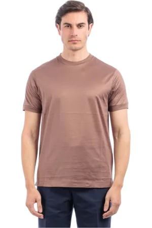Daniele Fiesoli Top, Herre, Lyserød, 2XL, Bomuld, Bomuld T-shirts og Polos