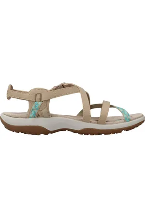 Skechers Sko, Dame, Flerfarvet, 37 EU, Slim Reggae Flade Sandaler