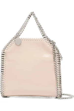 Stella McCartney Taske, Dame, Lyserød, ONE SIZE, Uld, Blush Kæde-Link Håndtaske