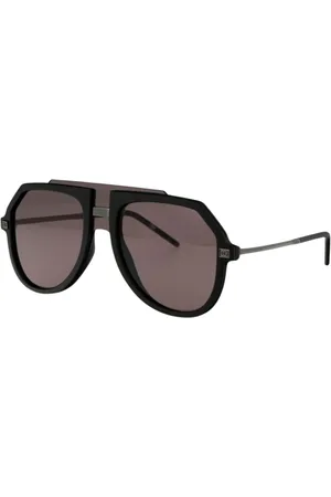 Dolce & Gabbana Tilbehør, Herre, Sort, 45 MM, Klassiske Sorte Solbriller