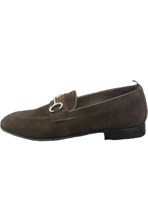 Green george Sko, Herre, Brun, 41 1/2 EU, Læder, Lys Vask Læder Sneakers