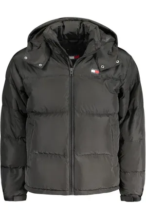 Tommy Hilfiger Jakke, Herre, Sort, XL, Polyester, Polyesterjakke