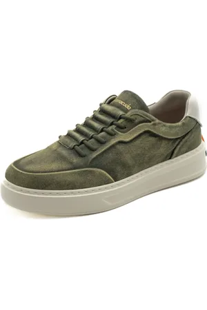 Barracuda Sko, Herre, Grøn, 41 EU, Denim, Denim Grøn Hvid Herresko Ss25